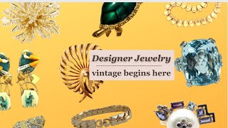 Designer vintage jewelry [upl. by Renrag489]