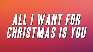 Mariah Carey  All I Want for Christmas Is You Lyrics [upl. by Andreana]