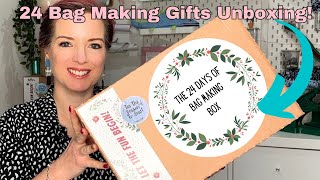 The Bag Making Sewing Advent Calendar Whats Inside and Is It Worth It [upl. by Sula609]