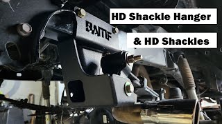 BAMF Shackle Hangers amp HD Shackles  Toyota Tacoma [upl. by Lanevuj]