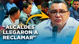 quotMe encantaría decir cosas positivas pero no puedoquot Alcaldes llaman la atención a Santiváñez [upl. by Madson]