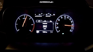 2017 Opel Zafira 20 CDTI 170 hp AT acceleration 0200 kmh 0100 kmh 0400 m racelogic [upl. by Wilie]