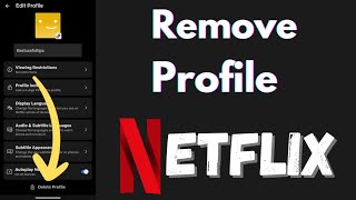 How to Delete Netflix Profile on Android Phone [upl. by Oetam337]