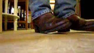 BA Mason Cowboy Workboots on Wooden Floor [upl. by Mendelson]