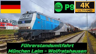 Führerstandsmitfahrt München Laim  Wolfratshausen mit 218 308 [upl. by Sofko]