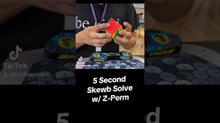 5 Second Skewb Solve w ZPerm skewb rubikscube cubing speedcubing speedsolving competition [upl. by Nnailuj]