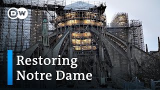 How is the restoration of Notre Dame Cathedral going  Focus on Europe [upl. by Joey]