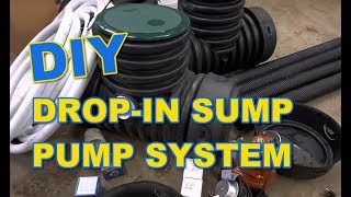 First DropIn Yard Drainage Sump Pump System Thats DIY Friendly [upl. by Le]