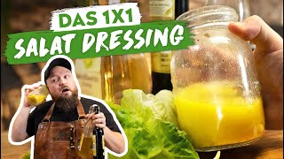 Salatdressing  Essig Öl Vinaigrette selber machen  BBQ Madness [upl. by Atteuqihc]