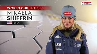 Mikaela Shiffrin 🇺🇸  Courchevel womens slalom Dec 21 2023 1st run weareskiing sheskis [upl. by Atenek]