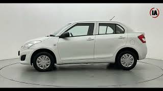 Maruti Suzuki Swift Dzire 2014 review White Colour 360 degree view exterior and Interior [upl. by Wyler]