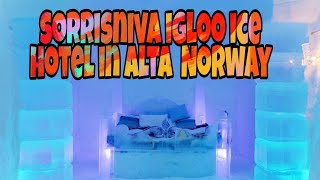 SORRISNIVA IGLOO ICE HOTEL IN ALTA NORWAY 🇳🇴 [upl. by Ailemap]