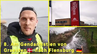 8 Am Gendarmstien von Graesten🇩🇰 nach Flensburg🇩🇪 ➡️25km Marathon  Lauftipps  Laufen  Trailrun [upl. by Edlitam785]