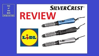 REVIEW SilverCrest MultiFunction Hot Air Styler SWC 1000 D1 Lidl 1000W 360 [upl. by Bohon]