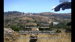 Wander Panzer WAP Mod v107  GlovePIE Voice Commands [upl. by Mourant]