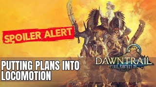 Final Fantasy XIV  Dawntrail  MSQ  Putting Plans into Locomotion [upl. by Zilevi]