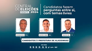 Candidatos à prefeitura de Alagoinhas respondem temas livres I Central de Eleições 2024 [upl. by Nnayelsel581]