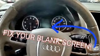 AUDI Q5 SCREEN ON INSTRUMENT CLUSTER NOT WORKING [upl. by Dnaloy]