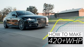 Everything You Need to Make 500hp in a B8 Audi A4 [upl. by Richma]