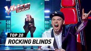 ROCKSTARS turn their Blind Auditions into CONCERTS on The Voice [upl. by Laraine]