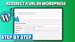 How to Redirect a URL in WordPress [upl. by Odnama]