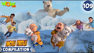 Road Trip In Switzerland  Motu Patlu Season 13 Compilation109  Motu Patlu  Kids spot [upl. by Llenart116]