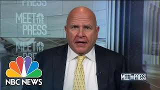 Full McMaster The Military Will Have No Role In A Transition After The Election  Meet The Press [upl. by Yurt]