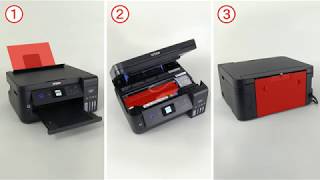 How to Remove Jammed Paper Epson ET2750ET2850L4260 NPD5837 [upl. by Nike217]