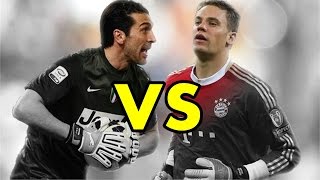 Gianluigi Buffon VS Manuel Neuer  Who is the best  Amazing Saves Compilation HD [upl. by Nirb]