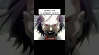 girl who can see spirits and Monsters anime animeexplainedinhindi movieexplainedinhindi shorts [upl. by Airdna]