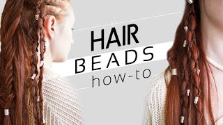 How to Use Beads in Your Hair and Braids [upl. by Juxon]