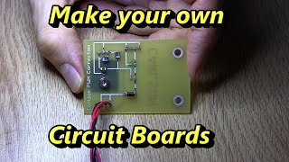 How to Make Double Sided Circuit Boards at Home [upl. by Atterol]