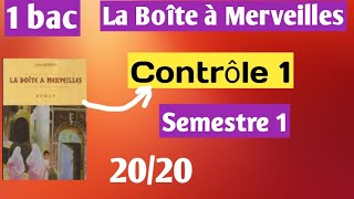 Contrôle 1 semestre 1 français 1bac [upl. by Cailean]