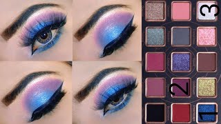 soft makeup with bold blue eyes makeup tutorialbeautiful eye makeup tutorial [upl. by Rees955]