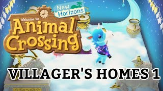 What Do All Villagers Houses Look like inside Animal Crossing New Horizons [upl. by Eislel]