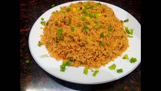 veg Schezwan fried rice recipe [upl. by Almund]