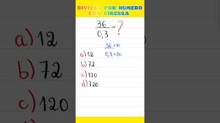 DIVISÃO POR NÚMERO DECIMAL  Venha aprender a dividir de maneira rápida e fácil [upl. by Annecorinne654]
