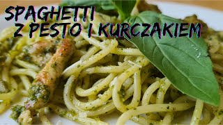 Spaghetti z pesto i kurczakiem [upl. by Zales]