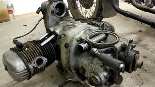 URAL BMW MOTORCYCLE ENGINE REBUILD PART 1 [upl. by Ajaj]