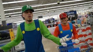 Mexican Mario amp Luigi Turnt Up At Walmart [upl. by Pathe]