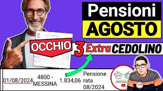 📑 CEDOLINO PENSIONI AGOSTO ➡ NOVITà IMPORTI TABELLA NETTI 📈 AUMENTI 0€ IRPEF 730 CONGUAGLI BONUS [upl. by Giovanni]