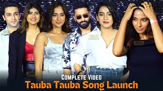 UNCUT  Tauba Tauba Song Launch  Kusha Kapila  Vicky Kaushal  Natasha Bharadwaj  Bad Newz [upl. by Dove]