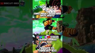 ⚡Brolys Meets Vegito UNIQUE Dialogue  Dragon Ball Sparking ZERO [upl. by Olmstead585]