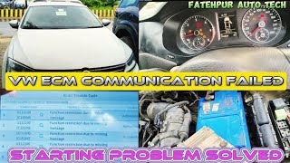 VolksWagen Jetta not starting  VW ECM communication failed  abs problem kar raha tha [upl. by Enayd174]