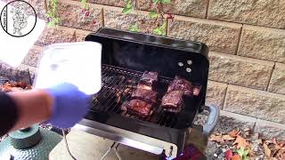 How to use the Weber Go Anywhere as a smoker beef ribs [upl. by Godliman360]