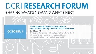 DRF 4 Population and Individualized Health Precision Medicine Two Sides of the Same Coin [upl. by Ingra]