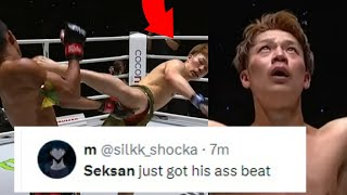 FIGHTERS REACT TO SEKSAN LOSS TO YUTARO ASAHI  SEKSAN VS ASAHI REACTIONS [upl. by Eugen]