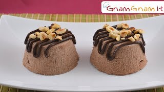 SEMIFREDDO alla NUTELLA senza cottura e con soli 2 INGREDIENTI [upl. by Pyszka]