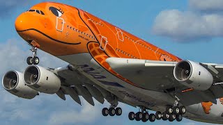 60 MINUTES PURE AVIATION  French planes only  AIRBUS A380 A330 A350  4K [upl. by Geilich]