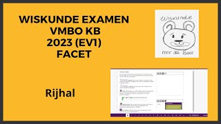 Wiskunde Examen Vmbo KB 2023 Ev1 Opg 21 tm 23 [upl. by Arhna119]